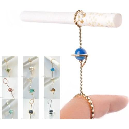 1PC Cigarette Finger Ring Vintage Metal Finger Clip Women Men Thick 8mm Cigarettes Smoking Holder Accessories