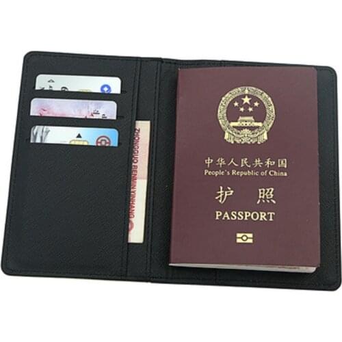 10pcs/Lot sublimation blanks heat transfer printing DIY gift PU leather travel passport holder Sublimation blank
