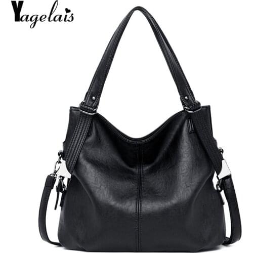 2019 Ladies Shoulder Bag Fashion Ladies Handbag Large Capacity Handbag Casual PU Leather Ladies Messenger Bag