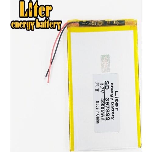 397899 3.7 V 4000mah 7 inch song mei G2 tablet MID quality products lithium-ion polymer battery 4080100