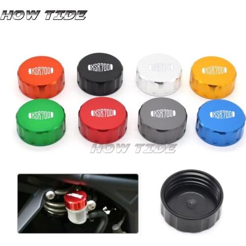 8 Colors CNC Aluminum Motorcycle Rear Brake Fluid Reservoir Cover Cap For Yamaha XSR700 XSR 700 XSR-700 2014 2015 2016