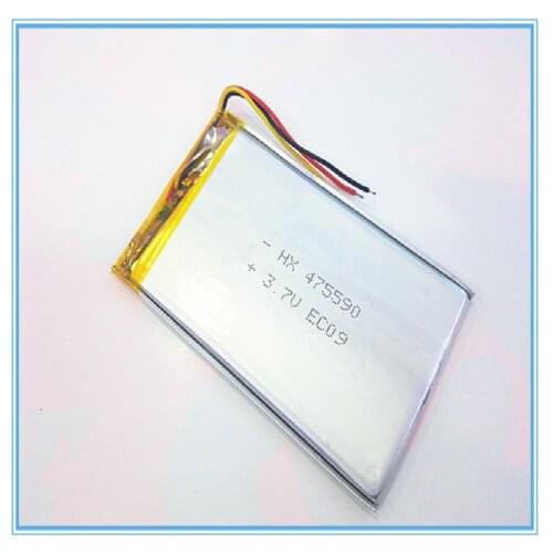 3.7 v tablet battery 3000 mah 475590 mobile power supply 7