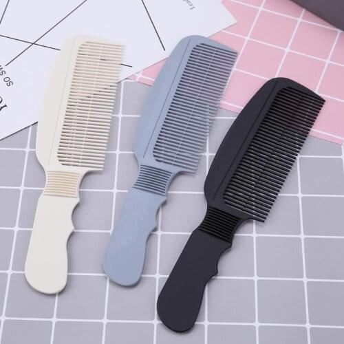 1PC Carbon Fiber Anti-Static 3D Hairdressing Comb Clipper Hair Styling Tools Haircut Comb Brush Barber Tools Barber Accessories