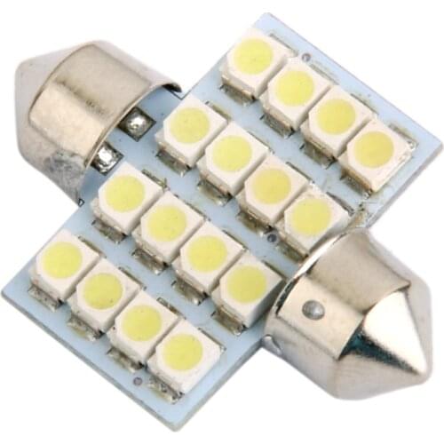 Car 31mm/36/39/42mm 5050/3528 SMD LED COB Festoon Dome Light Interior Lamp Bulb