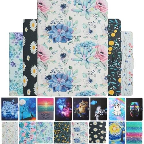 Flower Cat Funda Case For Amazon Fire HD 10 Plus 2021 11th Gen Cover Wallet Shell For Amazon Fire HD10 Case 2021 HD 10 2017 2019