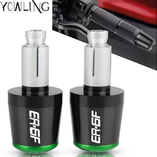 For KAWASAKI ER6F ER6 F ER6N E R6N 2009-2016 2010 2011 2012 Motorcycle Accessories 7/8" 22MM Handlebar Hand Grips Handle Bar End