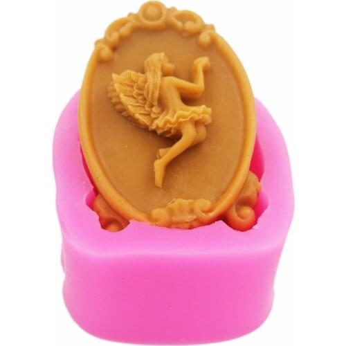 Girl Angel Mold S447 Craft Art Silicone 3D Soap Mold Craft Molds DIY Handmade Candle Molds