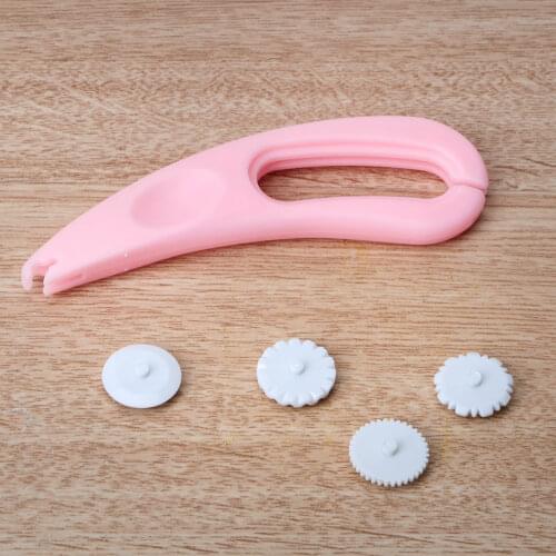 Fondant Cake Decorating Modelling Tools 4 Patterns Flower Decoration Pen Pastry Carving Cutter Baking Craft Mold