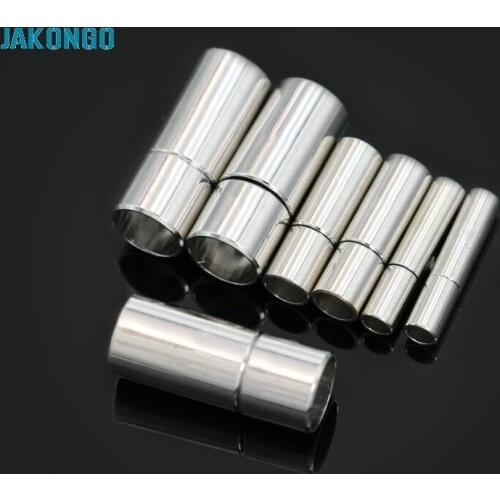 JAKONGO Claps for Making Leather Cord Bracelet DIY Handmade Connector Buckle