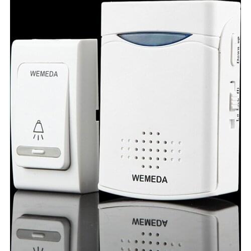 Battery Powered Doorbell Button Door Chime 38 Melodies and 3 Class Volums