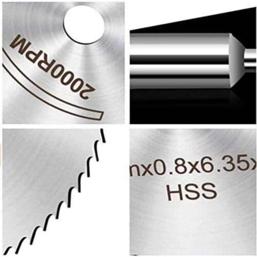 7pcs/set Mini HSS Circular Saw Blade Rotary Tool For Dremel Drill Set Wood Discs Metal Tool Cutoff Mandrel Power Cutting S4C6