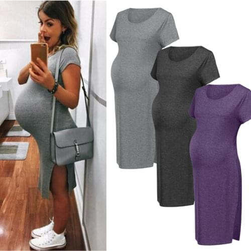 Licupiee Maternity Maxi Dresses