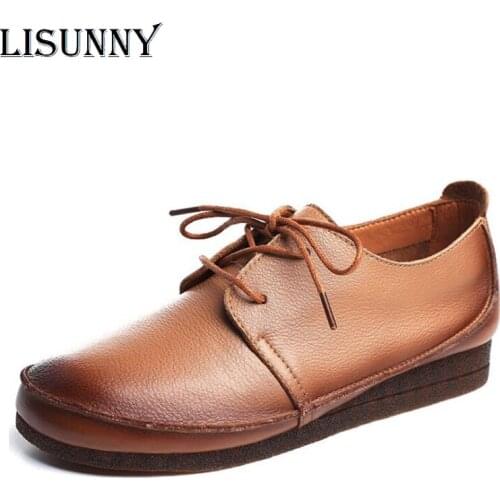 LISUNNY Women's Oxfords