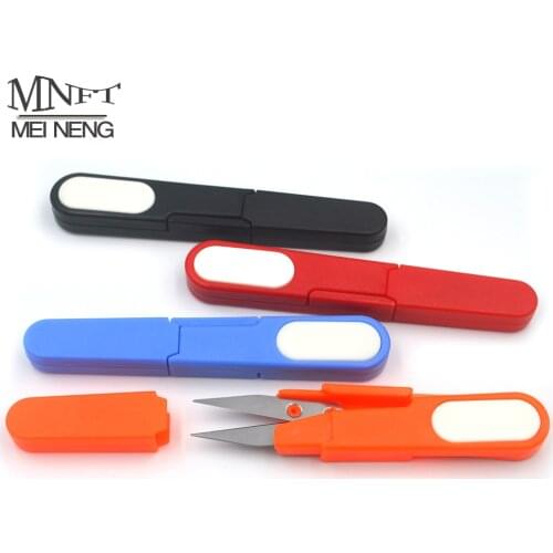 MNFT 1PCS Mini Professional Fishing Use Accessories Multi-function Portable Plastic Scissors Line Cutter Fishing Gear