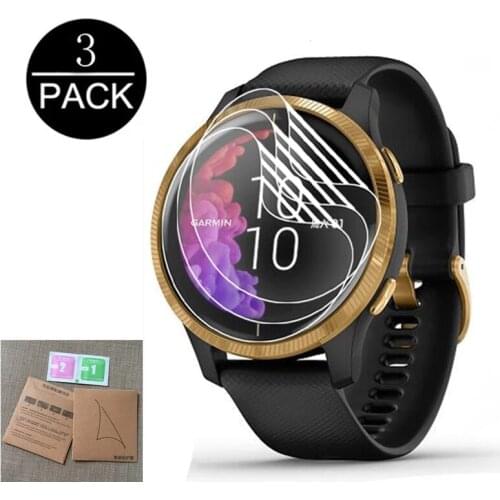 Soft Screen Protector Film For Garmin Venu Hydrogel Clear Protective Film for Garmin Venu 2 2S
