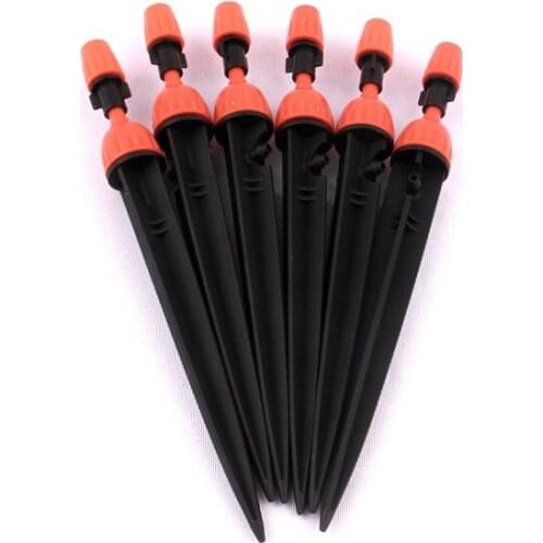 1~50sets Watering Kits Adjustable Inserted Ground Nozzle with 4/7mm Hose Garden DIY Irrigation Kits