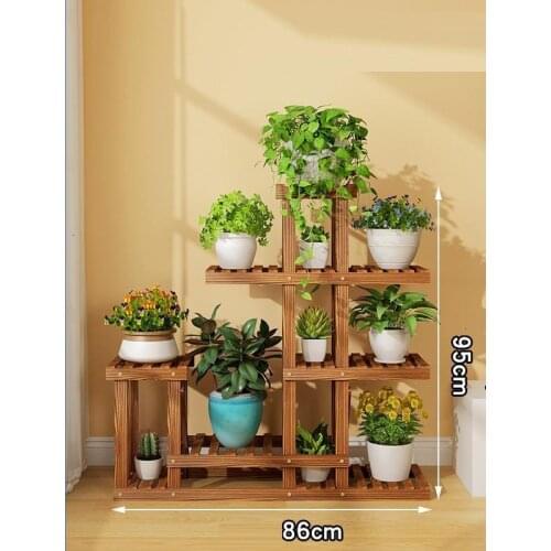 Para Macetas Etagere Pour Plante Varanda Rak Bunga Plantenstandaard Dekoration Stojak Na Kwiaty Balcony Flower Plant Shelf