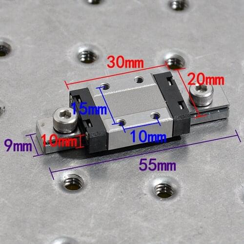 NB Japan SEBS9B small precision slider sliding table miniature pneumatic rail slider 20*30mm