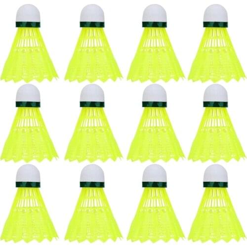 Nylon Feather Shuttlecocks Sports Shuttlecocks with Storage Box FootBall Training Exercise Gym Fitness Game