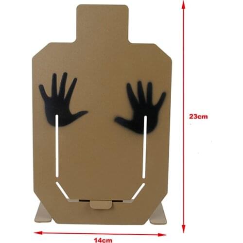 New Metal Airsoft CQB CS Competitive Games Shooting Practice Target Metal hollow humanoid target B-1121