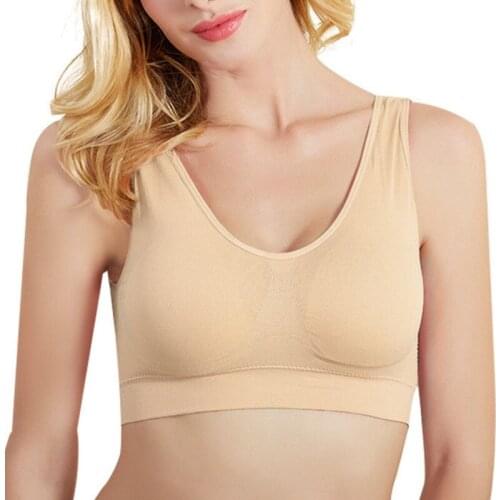 NEW Womens Yoga Crop Tops High Impact Soft Vest Bodycon Wireless Padded Cup X-back Yoga Shirts Blouse Tops