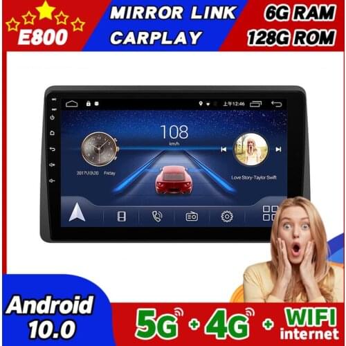 NEW 6GB ram 128GB rom 2 Din Car Radio Navigation GPS Bt Player 9 Inch Screen For Renault Duster 2018 Arkana 2019 Android 10