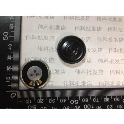 New Environmental protection sound speaker 8 ohms 1.5watt 8R 1.5W speaker Diameter 2.8CM 28MM thickness 6MM Loudspeaker