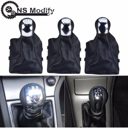 NS Modify 5/6 Speed Manual Gear Shift Konb Lever Shifter With Gaiter Boot For Opel Vectra C B Corsa Astra G SIGNUM Combo 02-05