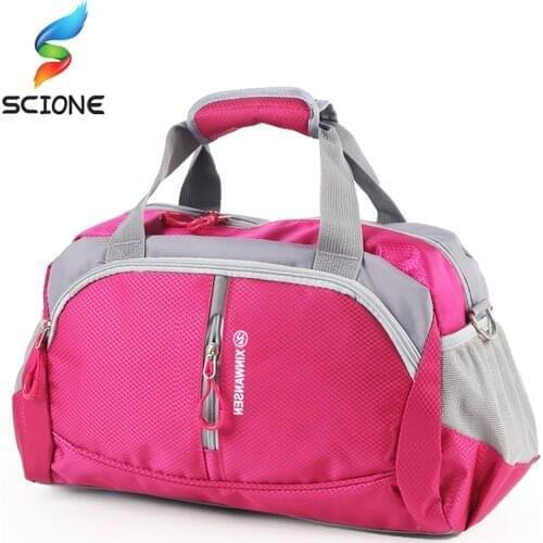 Hot Professional Top Nylon Waterproof Sports Gym Bag Women Men For Gym Fitness Training Shoulder Travel Handbag yoga Bag Luggage