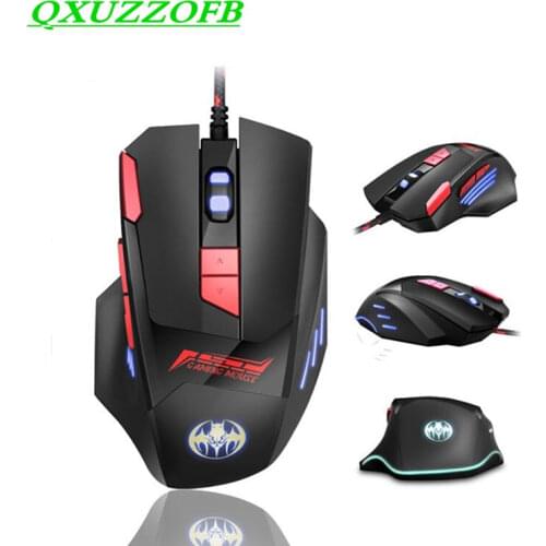 Wired gaming mouse 2019 new 8D laser 7Levels adjustable CPI For PC Laptop Computer Gamer Silence