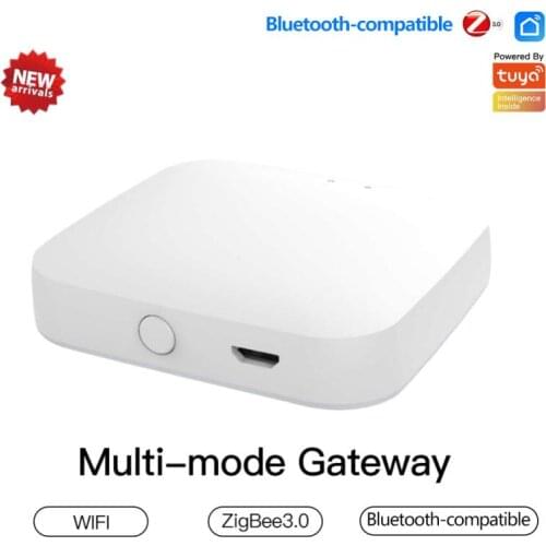 5/1PCS Tuya Smart Multi-mode Gateway ZigBee 3.0 WiFi Bluetooth-compatible Mesh Hub Smart Life App Remote Control Work With Alexa