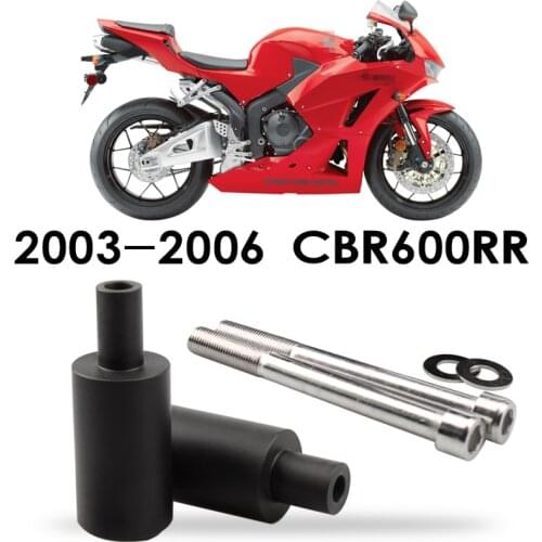Motorcycle No Cut Frame Sliders Falling Protection Engine Crash Protector Block For HONDA CBR600RR F5 CBR600 2003 2004 2005 2006