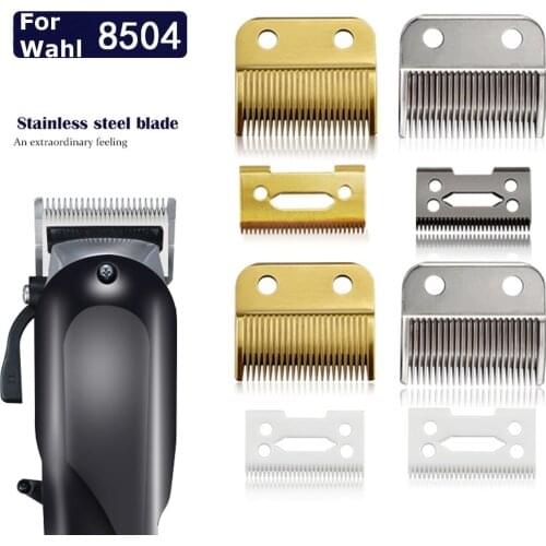 Replace Blade Cutter Head For WAHL 8504 Hair Clipper Trimmer Hair Cutting Razor Haircut Machine Salon accessories set metal tool