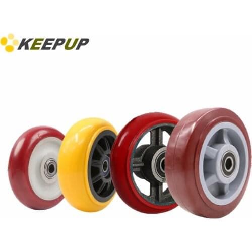 Replacement caster wheels,with bearing,Heavy-duty polyurethane,high load capacity,wear resistance, trolley, shelf wheels