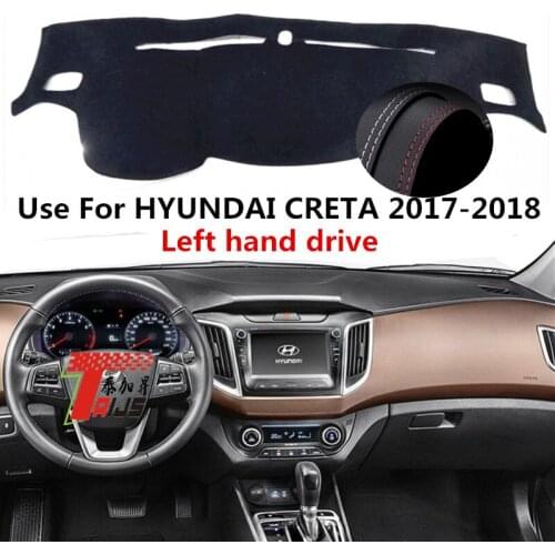 TAIJS Factory Calssic New Design Leather Car Dashboard Cover For Hyundai CRETA 2017-2018 Left hand drive