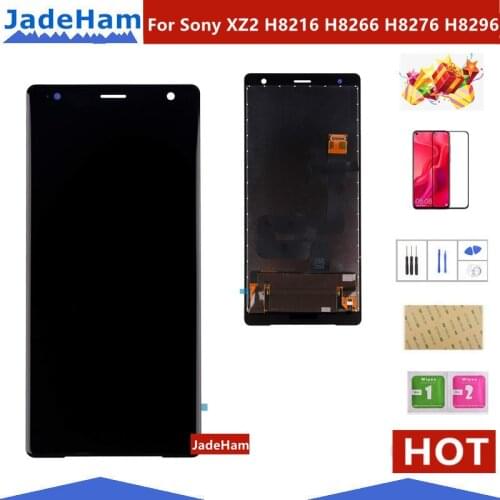 5.7 inch LCD Display For Sony Xperia XZ2 H8216 H8266 H8276 H8296 Touch Screen Digitizer Assembly Replacement For Sony XZ2 LCD 5