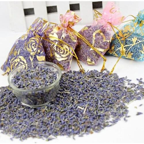 1pcs Wardrobe Perfuming and Deodorizing Dried Petals Pure Sachet Dried Random Flower Aromatherapy Colors Lavender Sachet Na J4I1