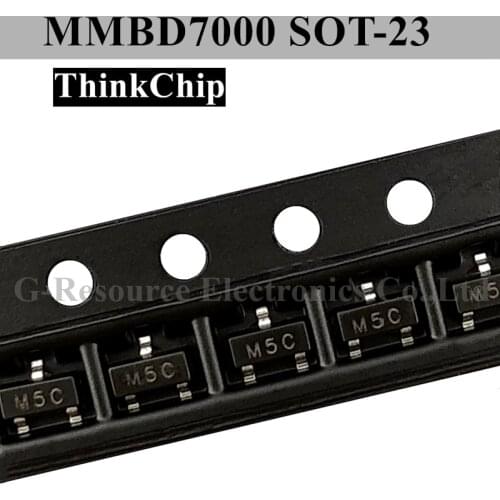 100pcs) MMBD7000 SOT-23 2N7000 SOT23 SMD Switch Diode 7000 (Marking M5C)