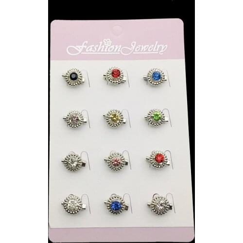 2021 Fashion Muslim Hijab Brooch Set Rhinestone Collar Lapel Pins and Brooches Women Safety Scarf Clips