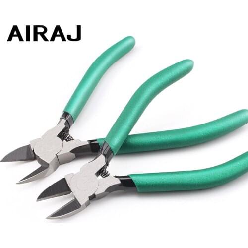 AIRAJ 5/6/7 Inch Cr-V Plastic Pliers Nippers Jewelry Electrical Wire Cable Cutters Cutting Side Snips Electrictrician Tool
