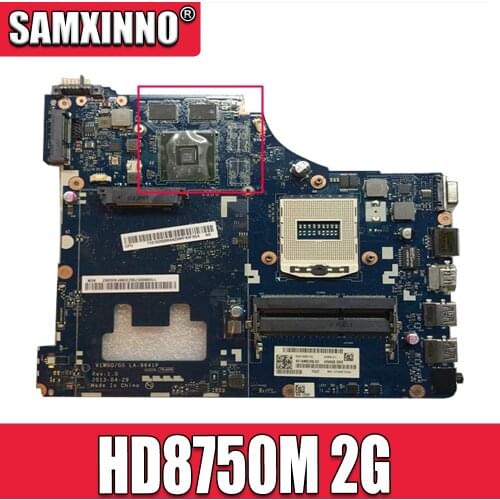 Akemy VIWGQ / GS LA-9641P For Lenovo G510 Laptop Motherboard PGA947 HM87 GPU HD8750M 2G 100% Test Work CPU Support I7