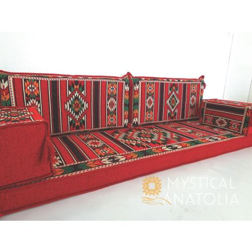 Arabic Floor Seating / Arab Majlis Sofa / Arabic Couches / Oriental Seating / Benc Cushions / Jalsa / Home Decor / Traditional