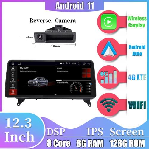 10.25" 8-core Android 10.0 Car Radio Stereo DVD Player GPS Navigation For BMW X5 X6 E70 E71 2007-2013 Original CCC or CIC