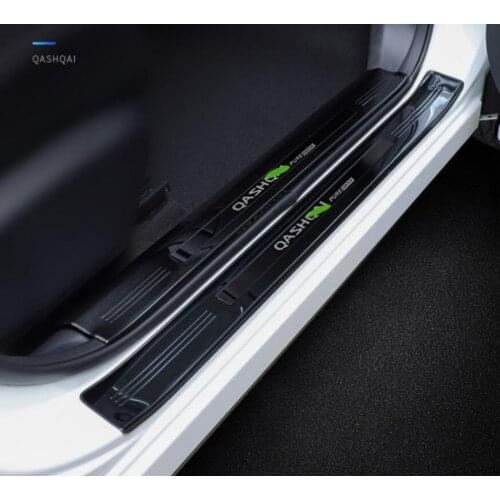 Car Accessories For Nissan Qashqai Door Sill J11 Scuff Plate Stainless Steel Door Sills Pedal Car Styling Sticker 2015-2018