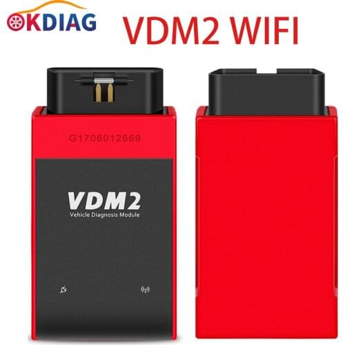 UCANDAS VDM2 VDM II V5.2 Full System OBD2 Car Diagnostic Tool OBDII ABS CSM PATS PCM immobilizer Auto Code Scanner Wifi Android