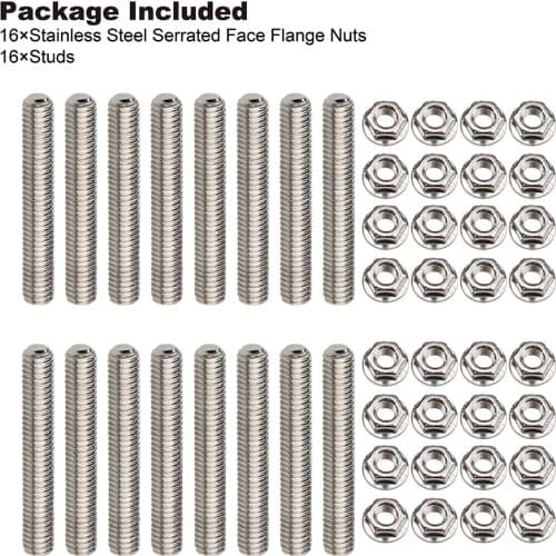 Stainless Steel Bolts Exhaust Manifold Header Stud Kit For Ford F150 4.6/5.4L V8