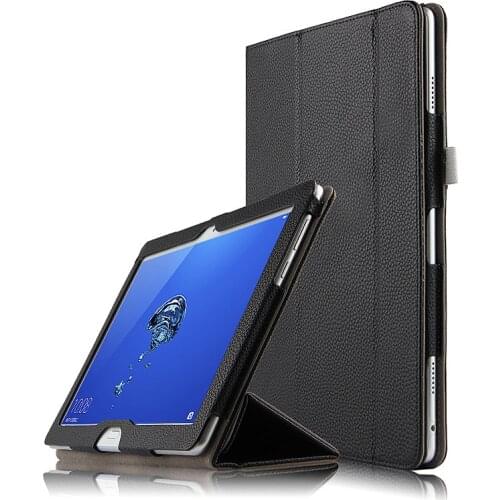 Case Cowhide For Huawei Honor WaterPlay HDN-W09 HDN-L09 Protective Cover Genuine Leather hdn w09 l09 10.1" Tablet Sleeve Cases