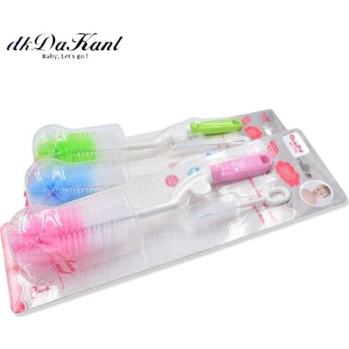 Baby Bottle Brushes 360 Degree Rotating Spin Bottle Brushes Feeding Bottle Nipple Cleaning Scrubber Brushes NPS001GXY120