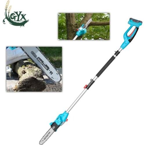 Lithium battery electric chain saw rechargeable DC high branch saw electric saw multifunctional high branch pruning machine