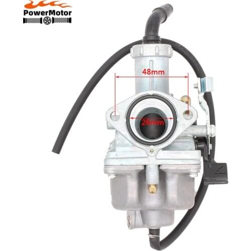 Carburetor PZ26 Carb 26mm For Honda CB125 XL125S TRX250 TRX 250EX Recon Carb 125cc ATV Dirt Bike Quad CRF XR100 125 150cc